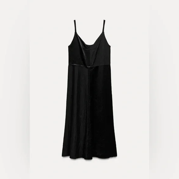 ZARA ~ Satin slip dress ZW COLLECTION - Picture 9 of 12
